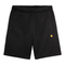 Carhartt WIP Chase Sweat - Short Black / Gold - Streetart.fr