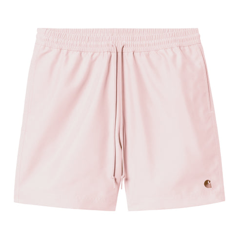 Carhartt WIP Chase Swim Trunk - Air Pink / Gold - Streetart.fr
