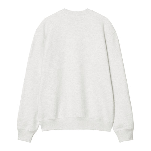 Carhartt WIP Clover Sweat - Ash Heather - Streetart.fr