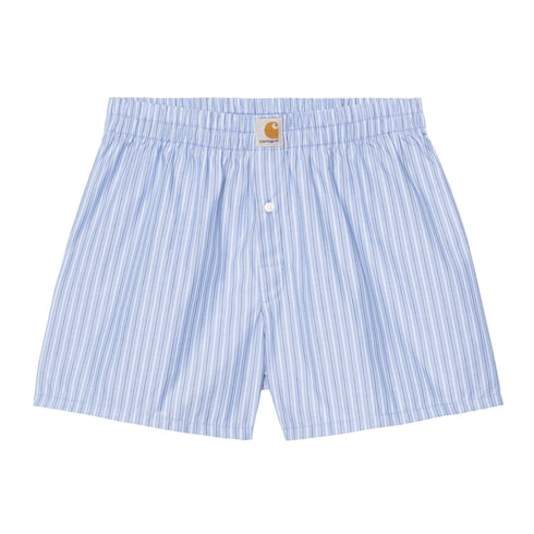 Carhartt WIP Cotton Boxer - Keene Stripe / Curacao - Streetart.fr