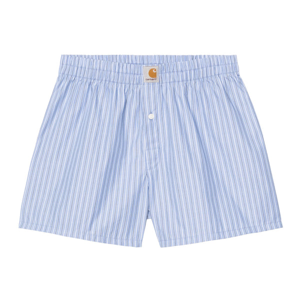 Carhartt WIP Cotton Boxer - Keene Stripe / Curacao - Streetart.fr