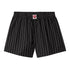 Carhartt Wip Cotton Boxer Seaton Stripe Black / Wax - Streetart.fr