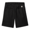 Carhartt WIP Craft Short - Black Rinsed - Streetart.fr