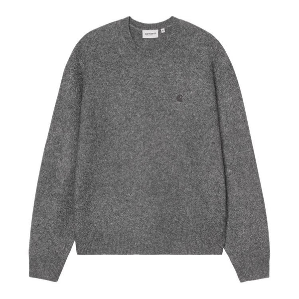 Carhartt Wip Curtis Sweater Sweatshirt - Tangled Graphite - Streetart.fr