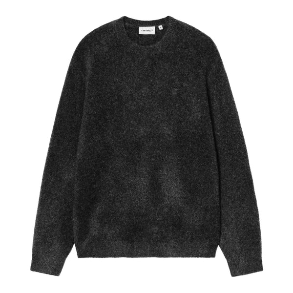 Carhartt WIP Curtis Sweater - Tangled Black - Streetart.fr