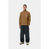 Carhartt Wip Detroit Half Zip Sweater - Wip H Brown - I035398_3TG_XX