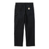 Carhartt WIP Double Knee Pant - Black Stone Canvas - Streetart.fr