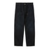 Carhartt WIP Double Knee Pant - Black Stone Canvas - Streetart.fr