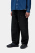 Carhartt Wip Double Knee Pant - Black Stone Canvas - I034796_89_4O