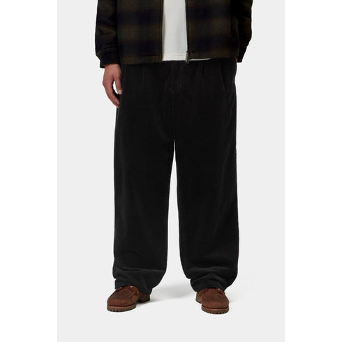 Carhartt WIP Evan Pant - Black Rinsed - Streetart.fr