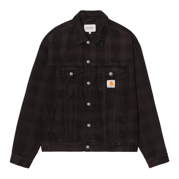 Carhartt WIP Everson Trucker Jacket - Everson Print Black / Pal — veste