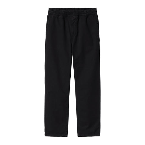 Carhartt WIP Flint Pant - Black Garment Dyed - Streetart.fr