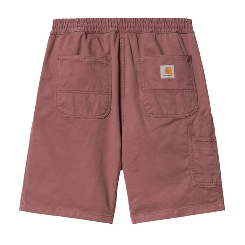 Carhartt Wip Flint Short - Dusty Pink Garment Dyed - Streetart.fr