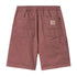 Carhartt Wip Flint Short - Dusty Pink Garment Dyed - Streetart.fr