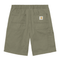 Carhartt WIP Flint Short - Leaf Garment Dyed - Streetart.fr