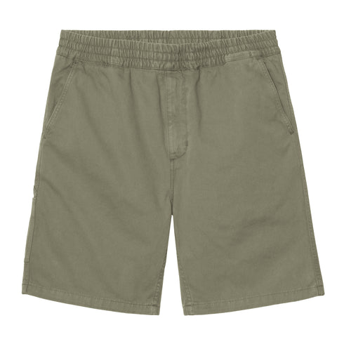 Carhartt WIP Flint Short - Leaf Garment Dyed - Streetart.fr