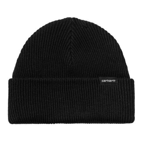 Carhartt WIP Gordan Beanie Black - Streetart.fr