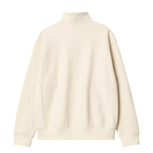 Carhartt Wip Half Zip American Script Sweat - Natural - Streetart.fr