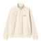 Carhartt Wip Half Zip American Script Sweat - Natural - Streetart.fr