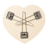 Carhartt WIP Heart Folding Table - Black / White - Streetart.fr