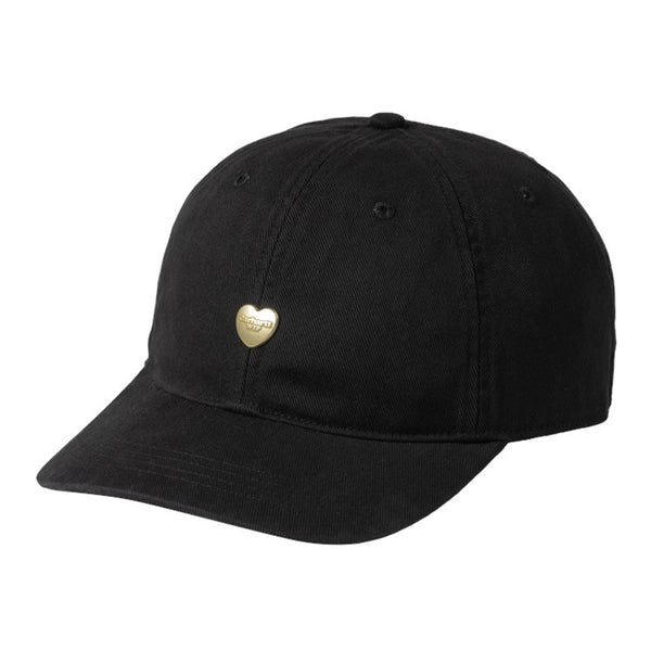 Carhartt Wip Heart Metal Cap Casquette - Black / Black - Streetart.fr