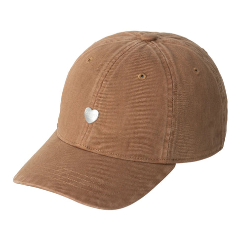 Carhartt WIP Heart Metal Cap - Hamilton Brown / Silver - Streetart.fr
