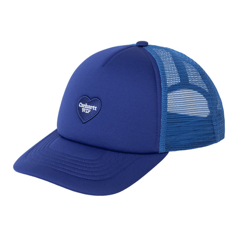 Carhartt WIP Heart Patch Trucker Cap - Wolfsbane - Streetart.fr