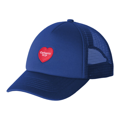 Carhartt WIP Heart Patch Trucker Cap - Wolfsbane - Streetart.fr