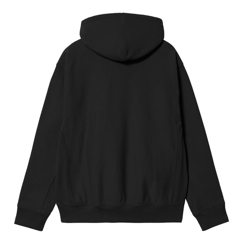 Carhartt WIP Hooded American Script - Black - Streetart.fr
