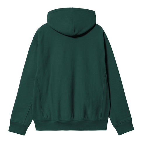 Carhartt WIP Hooded American Script - Dark Fir - Streetart.fr