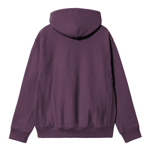Carhartt WIP Hooded American Script - Huckleberry - Streetart.fr