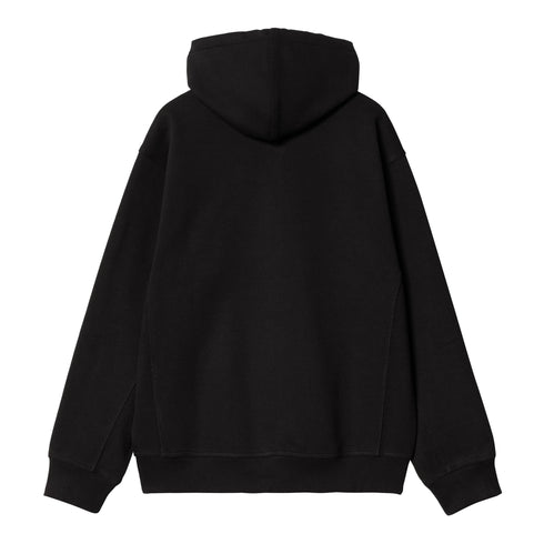Carhartt WIP Hooded American Script Jacket - Black - Streetart.fr