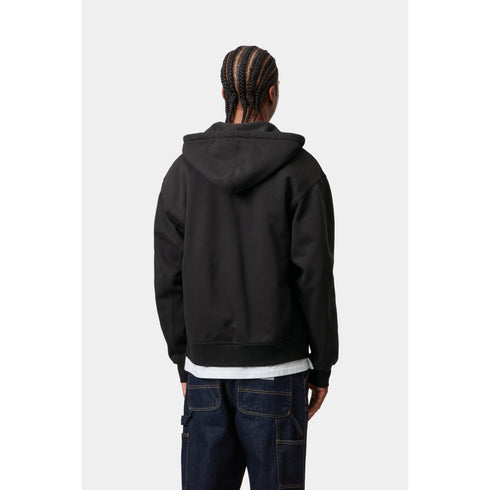 Carhartt WIP Hooded American Script Jacket - Black - I033063_89_XX