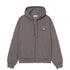 Carhartt Wip Hooded American Script Jacket Sweat A Capuche - Porphyry - Streetart.fr