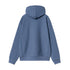 Carhartt Wip Hooded American Script Sweat A Capuche - Blue Iris - Streetart.fr