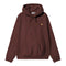Carhartt WIP Hooded American Script Sweat - Amarone - Streetart.fr