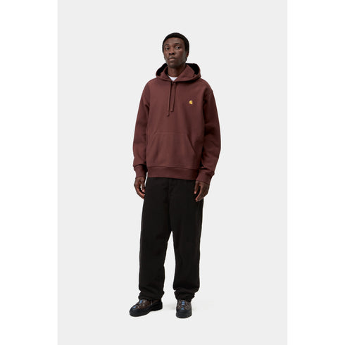 Carhartt WIP Hooded American Script Sweat - Amarone - I028279_826_XX