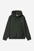Carhartt Wip Hooded American Script Sweat - Raven - I028279_3T6_XX