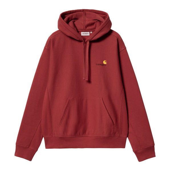 Carhartt WIP Hooded American Script - Tuscany — sweat à capuche
