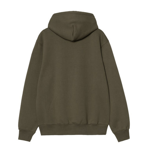 Carhartt Wip Hooded Carhartt Sweat A Capuche - Turtle Air / Pink - Streetart.fr