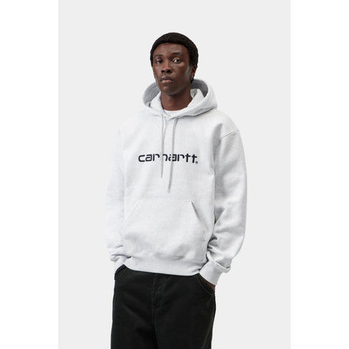 Carhartt Wip Hooded Carhartt Sweat - Ash Heather / Graphite - I030547_3Z5_XX