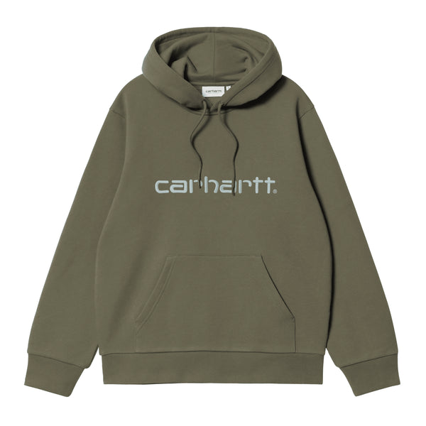 Carhartt WIP Hooded Carhartt WIP - Leaf / Tourmaline — sweat à capuche