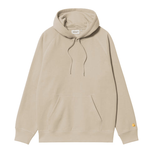 Carhartt WIP Hooded Chase - Fleur De Sel / Gold - Streetart.fr