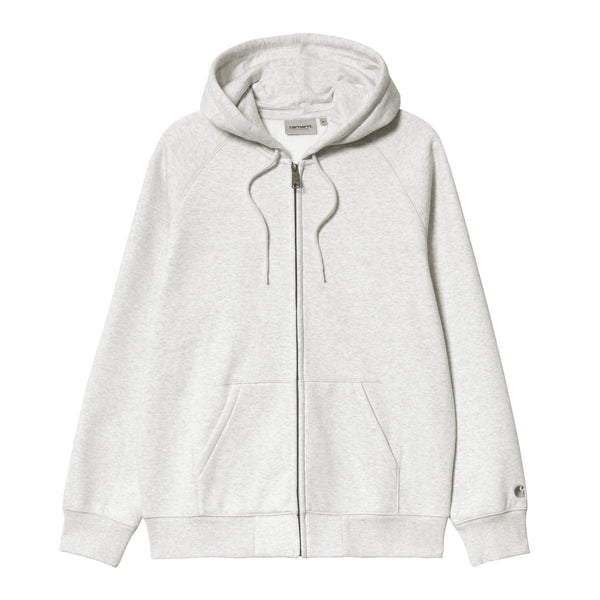 Carhartt WIP Hooded Chase Jacket - Ash Heather / Gold - Streetart.fr