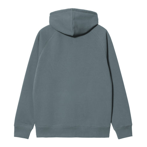 Carhartt WIP Hooded Chase Jacket - Cozy Blue / Gold - Streetart.fr
