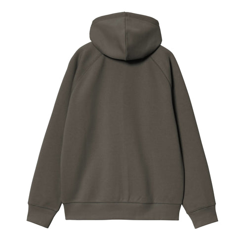 Carhartt WIP Hooded Chase Jacket - Shungite / Gold - Streetart.fr
