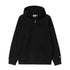 Carhartt Wip Hooded Chase Jacket Sweat Zip - Black/ Gold - Streetart.fr