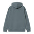 Carhartt WIP Hooded Chase Jacket Sweat Zip - Cozy Blue / Gold - Streetart.fr