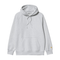Carhartt Wip Hooded Chase Sweat A Capuche - Ash Heather / Gold - Streetart.fr