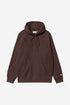 Carhartt Wip Hooded Chase Sweat - Palisander / Gold - I033661_3XE_XX